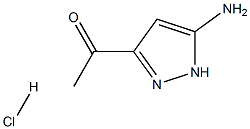 1-(3-氨基-1H-吡唑-5-基)乙-1-酮盐酸盐图片