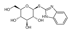 2'-benzimidazolyl 1-thio-β-D-glucopyranoside Structure