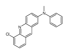 5-chloro-N-methyl-N-phenylacridin-2-amine结构式
