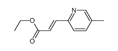 (E)-乙基 3-(5-甲基吡啶-2-基)丙烯酸酯图片