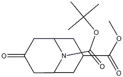 Methyl 9-Boc-7-oxo-9-azabicyclo[3.3.1]nonane-3-carboxylate Structure