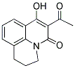 6-ACETYL-7-HYDROXY-2,3-DIHYDRO-1H,5H-PYRIDO[3,2,1-IJ]QUINOLIN-5-ONE Structure