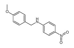 N-[(4-methoxyphenyl)methyl]-4-nitroaniline结构式