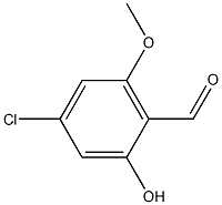 4-chloro-2-hydroxy-6-methoxybenzaldehyde结构式