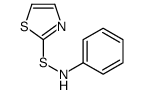 N-(1,3-thiazol-2-ylsulfanyl)aniline Structure