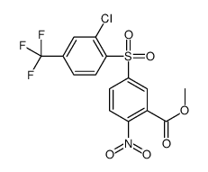 methyl 5-[2-chloro-4-(trifluoromethyl)phenyl]sulfonyl-2-nitrobenzoate Structure