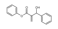 3-phenyl-3-hydroxy-2-methylene-propanoic acid phenyl ester Structure