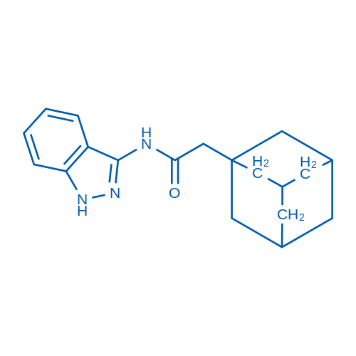 2-(Adamantan-1-yl)-N-(1H-indazol-3-yl)acetamide structure