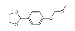 2-(4-(methoxymethoxy)phenyl)-1,3-dioxolane Structure