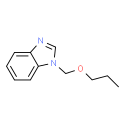 1H-Benzimidazole,1-(propoxymethyl)-(9CI) structure