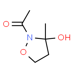 3-Isoxazolidinol, 2-acetyl-3-methyl- (9CI) structure