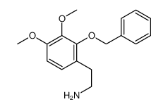 2-(3,4-dimethoxy-2-phenylmethoxyphenyl)ethanamine结构式