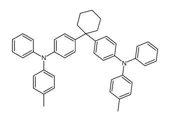 4-methyl-N-[4-[1-[4-(N-(4-methylphenyl)anilino)phenyl]cyclohexyl]phenyl]-N-phenylaniline Structure