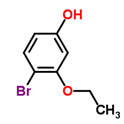 Phenol, 4-bromo-3-ethoxy- (9CI) structure