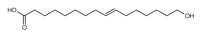 16-Hydroxy-trans-hexadec-9-enoic acid Structure