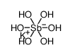 POTASSIUM HEXAHYDROXOANTIMONATE(V) Structure