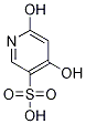 4,6-dihydroxypyridine-3-sulfonic acid structure