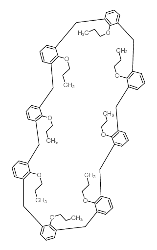 49,50,51,52,53,54,55,56-octapropoxycalix[8]arene结构式