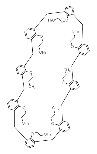 49,50,51,52,53,54,55,56-octapropoxycalix[8]arene Structure