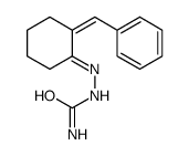 (1E,2E)-2-Benzylidenecyclohexanone semicarbazone structure