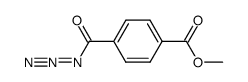 4-azidocarbonyl-benzoic acid methyl ester Structure