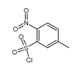 5-Methyl-2-nitrobenzene-1-sulfonylchloride Structure