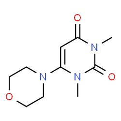 1,3-DIMETHYL-6-MORPHOLINO-2,4(1H,3H)-PYRIMIDINEDIONE结构式