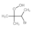 3-bromo-2-hydroperoxy-2-methyl-butane结构式