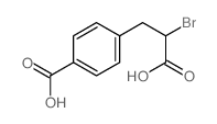 Benzenepropanoic acid, a-bromo-4-carboxy- Structure