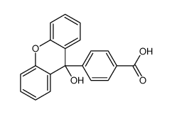 4-(9-HYDROXY-9-XANTHENYL)BENZOIC ACID Structure