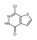 7-chloro-5H-thieno[2,3-d]pyridazin-4-one结构式
