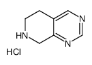 5,6,7,8-tetrahydropyrido[3,4-d]pyrimidine hydrochloride结构式