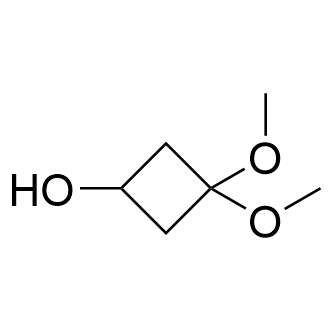 3,3-Dimethoxycyclobutan-1-ol Structure