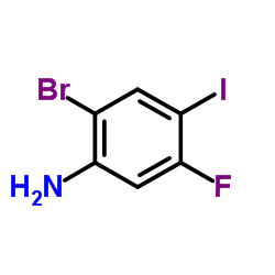 2-Bromo-5-fluoro-4-iodoaniline Structure