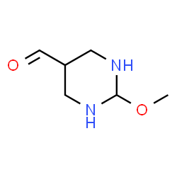 2-Methoxyhexahydropyrimidine-5-carbaldehyde structure