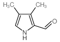 3,4-二甲基-1H-吡咯-2-羧醛结构式