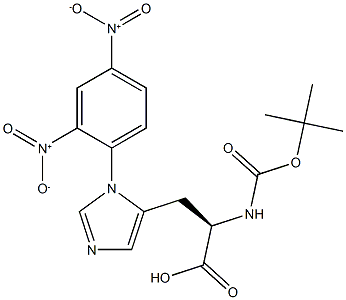 Boc-D-His(DNP)-OH.IPA structure