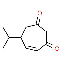 4-Cycloheptene-1,3-dione,6-(1-methylethyl)-(9CI) structure