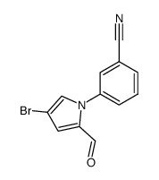 1-(3-cyanophenyl)-2-formyl-4-bromopyrrole Structure