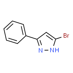 3-溴-5-苯基-1H-吡唑结构式