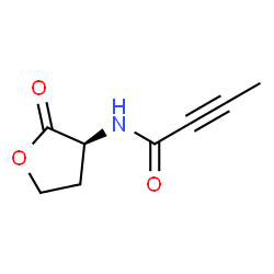 2-Butynamide,N-[(3S)-tetrahydro-2-oxo-3-furanyl]-(9CI)结构式