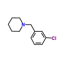 1-(3-Chlorobenzyl)piperidine结构式