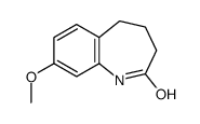 8-甲氧基-4,5-二氢-1H-苯并[b]氮杂卓-2(3H)-酮结构式