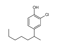 2-chloro-4-heptan-2-ylphenol结构式