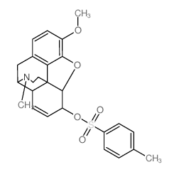 Codeine, p-toluenesulfonate (ester)结构式