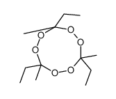 3,6,9-triethyl-3,6,9-trimethyl-1,4,7-triperoxynonane Structure