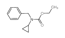 Carbamic acid,N-cyclopropyl-N-(phenylmethyl)-, ethyl ester structure