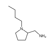 2-aminomethyl-1-butyl pyrrolidine结构式