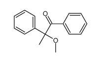 2-methoxy-1,2-diphenylpropan-1-one Structure