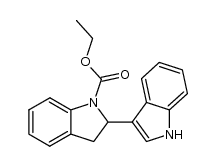 2,3-dihydro-1'H-[2,3']biindolyl-1-carboxylic acid ethyl ester Structure